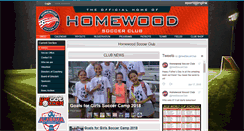 Desktop Screenshot of homewoodsoccer.com